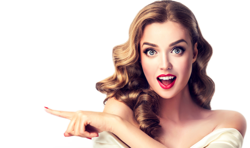 Surprised Woman Affordable Laser Hair Removal Prices